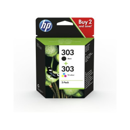 Twin Pack Originale Nero + Colori (303) 303, 3YM92A, 3YM92AE HP Conf.1