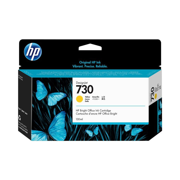 Cartuccia Inchiostro Originale Giallo (730) 730, P2V64A HP Conf.1