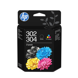 Dual Pack Originale Nero / Tri-color (302/304) 302/304, B82L1AE HP Conf.1