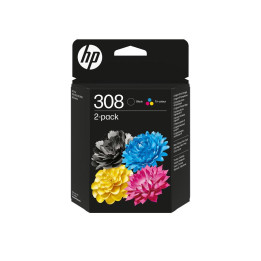 Multipack Originale (Nero + Colore) (308) 308, 6L6S6UE HP Conf.1