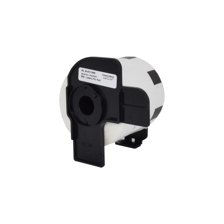Rotolo 800 Etichette Indirizzi QL Compatibile (29mm x 62mm) DK-11209, DK-1209 BROTHER Conf.1