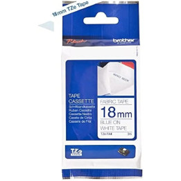 Nastro Originale (18mm x 3mt) Blu/Bianco TZe-FA4, TZe-FA4B, TZeFA4 BROTHER Conf.1