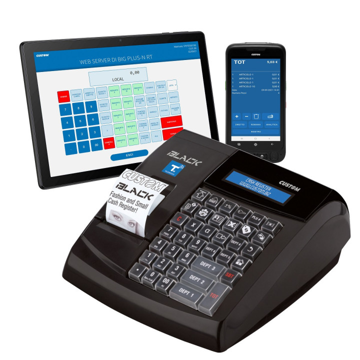 Registratore Cassa Custom BIG PLUS-N RT 921AB060300733 Conf.1