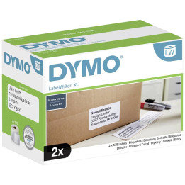 Rotoli da 575 etichette per spedizione/nome Dymo LabelWriter 59x102mm - conf. da 2 rotoli - bianco S0947420 DYMO Conf.1