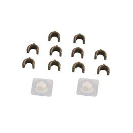 Boccola Rullo Inferiore Compatibile Sinistra RC1-3361-000 HP Conf.1