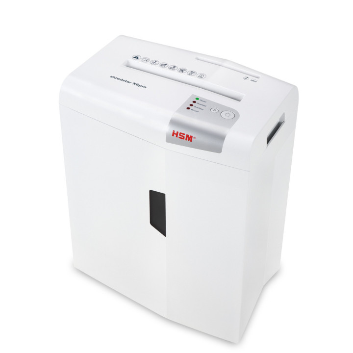 Distruggidocumenti uso moderato HSM Shredstar X6 pro - P-5 - 20 L - taglio a microframmenti 2x15mm - 1046111 1046111 Conf.1