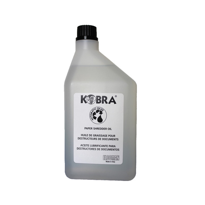 Olio distruggidocumenti Kobra - Flacone 1 lt - 51086 51091 Conf.1