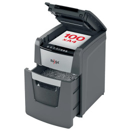 Distruggidocumenti Automatico Rexel Optimum AutoFeed+ 100M con taglio a microframmenti P-5 2x15mm - 34 l (2020100MEU) 2020100MEU