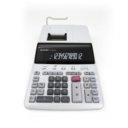 Calcolatrice da tavolo scrivente a 12 cifre CS-2635LW SH-CS2635LW SHARP Conf.1