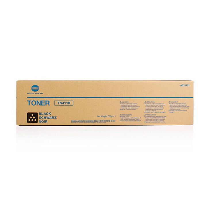 Toner Originale Nero A070151, TN411K MINOLTA Conf.1