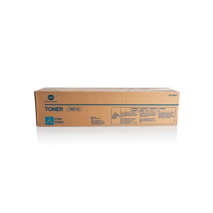 Toner Originale Ciano A070450, TN611C MINOLTA Conf.1