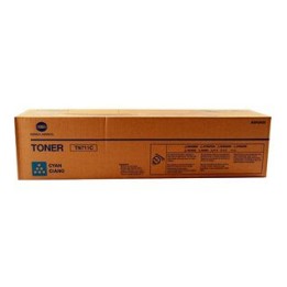Toner Originale Ciano A3VU450, A3VU45A, TN711C MINOLTA Conf.1