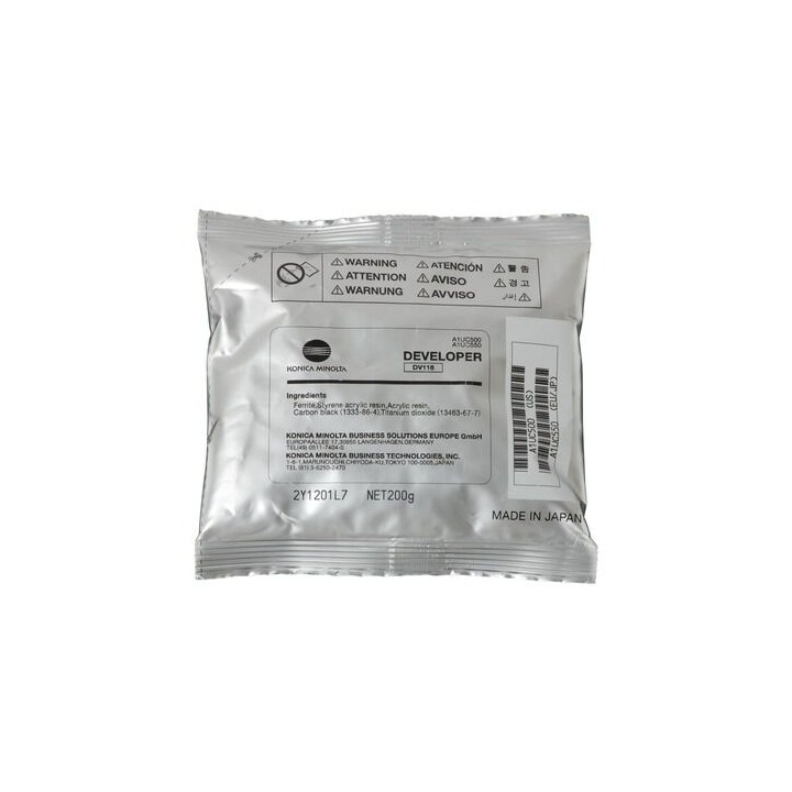 Starter Originale A1UC500, A1UC550, DV116 MINOLTA Conf.1 - Pag.55000