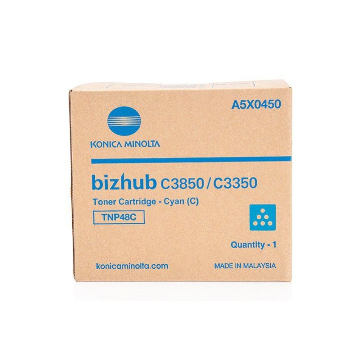 Toner Originale Ciano A5X0450, TNP48C MINOLTA Conf.1 - Pag.10000