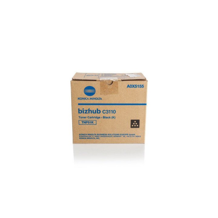 Toner Originale Nero A0X5155, TNP51K MINOLTA Conf.1 - Pag.5000