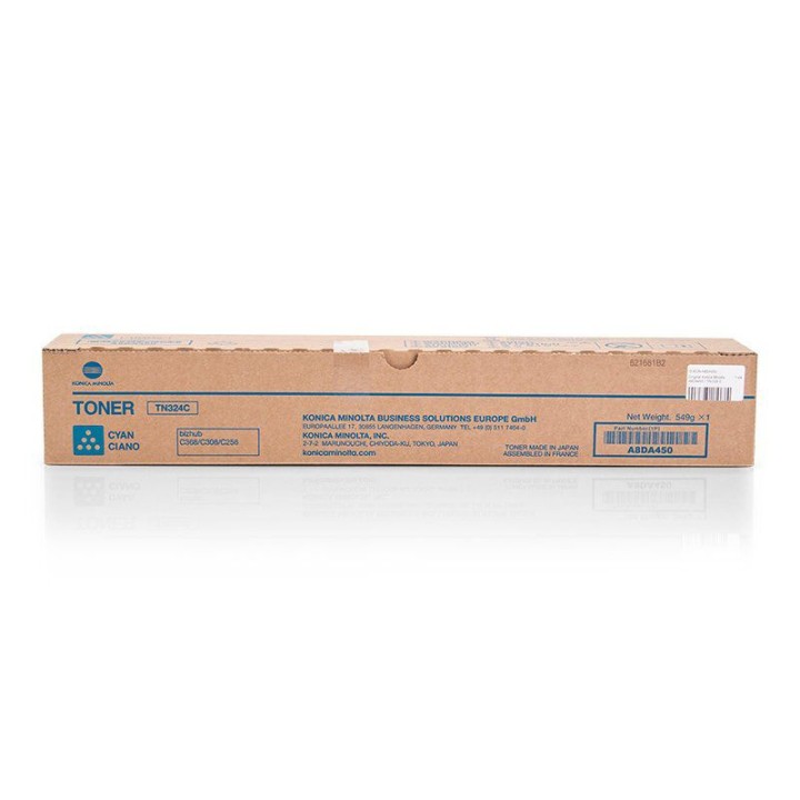 Toner Originale Ciano A8DA450, TN324C MINOLTA Conf.1 - Pag.26000