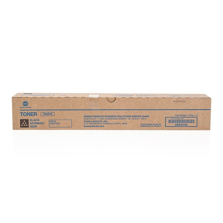 Toner Originale Nero A8K3150, TN221K MINOLTA Conf.1 - Pag.24000