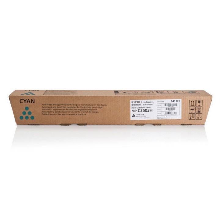 Toner Originale Ciano 841921, 841928 RICOH Conf.1 - Pag.9500